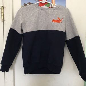 Puma grey & blue sweatshirt